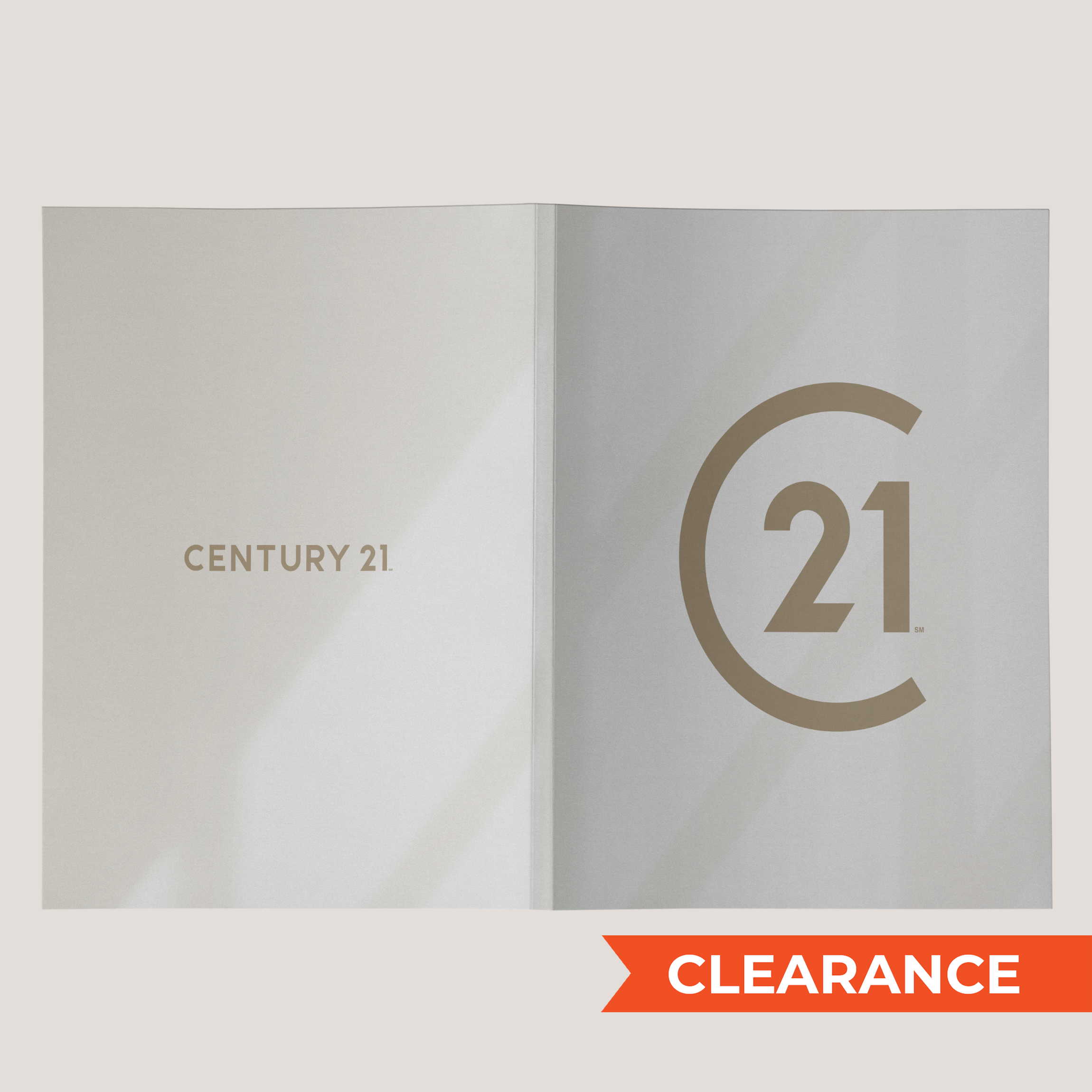 C21 Logo Window - Lay Flat POCKET FOLDER - CLEARANCE (40 Pack)