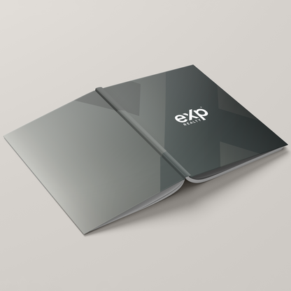 eXp Realty Black Onyx- Lay Flat HARDCOVER Soft Touch (10 Pack)