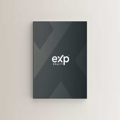 eXp Realty Black Onyx - Lay Flat SOFTCOVER Soft Touch (10 Pack)