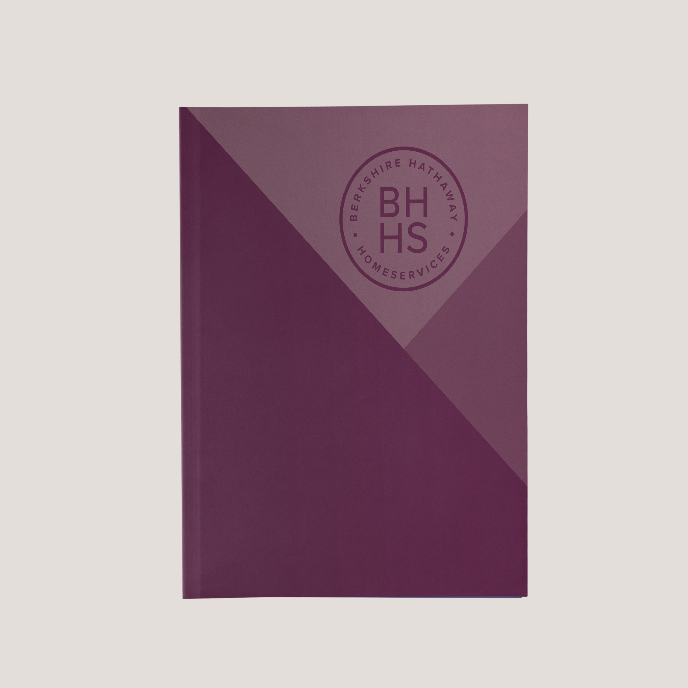 BHHS Cabernet - Lay Flat POCKET FOLDER - CLEARANCE (40 Pack)