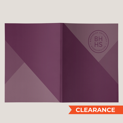 BHHS Cabernet - Lay Flat POCKET FOLDER - CLEARANCE (40 Pack)