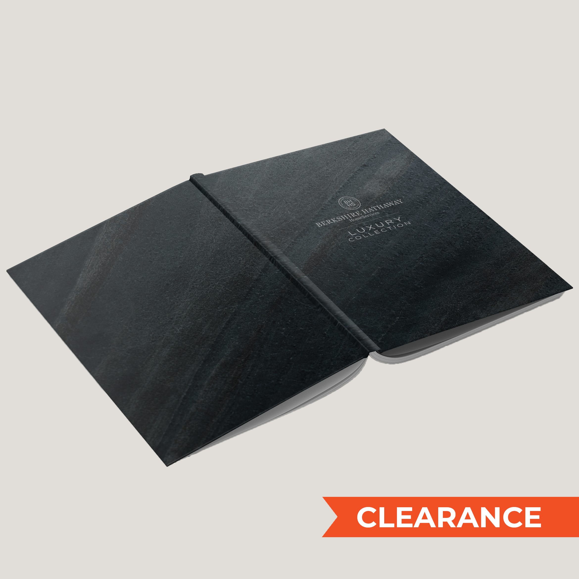 BHHS Luxury Texture- Lay Flat HARDCOVER - CLEARANCE (10 Pack)