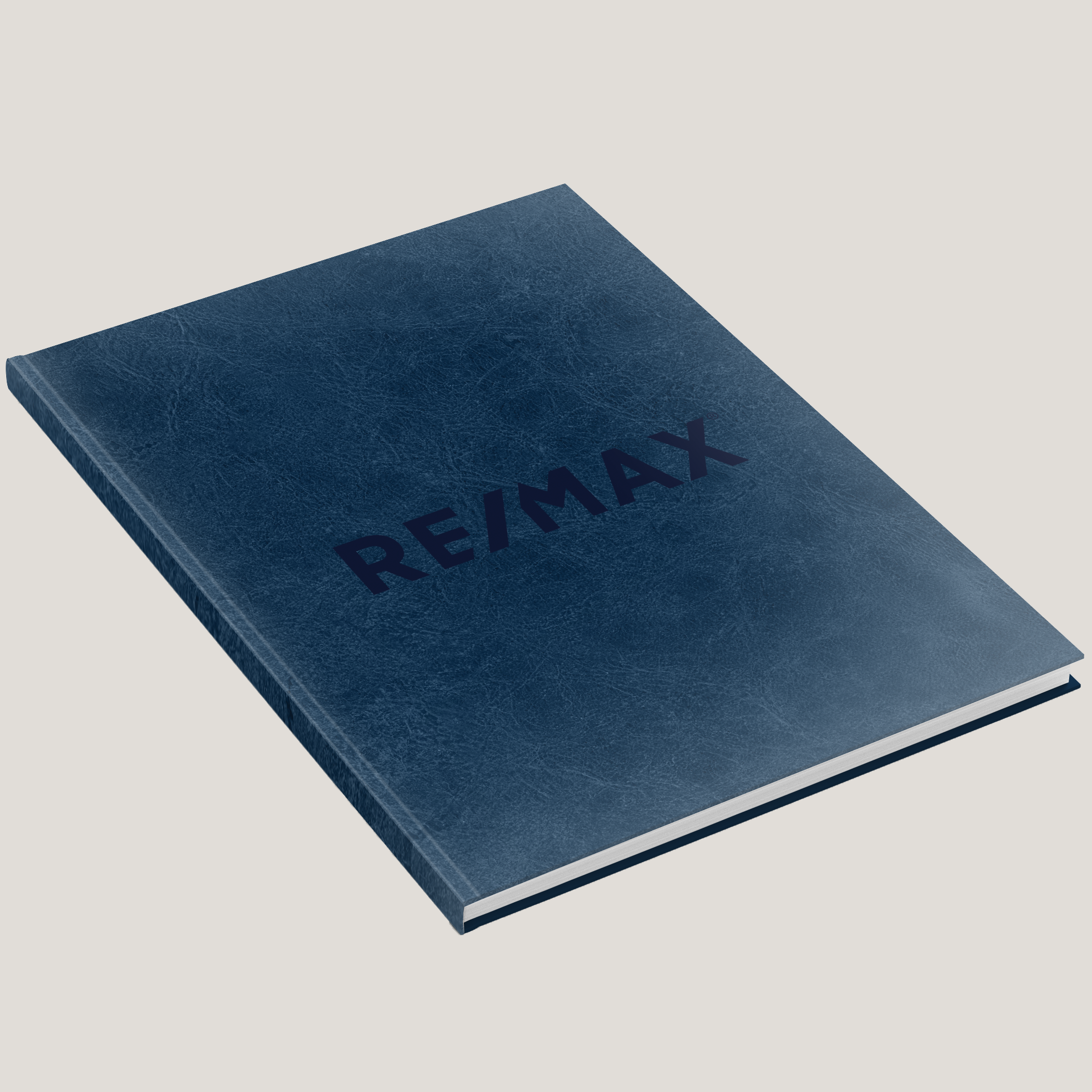 Re/Max Blue Texture- Lay Flat HARDCOVER - CLEARANCE (10 Pack)