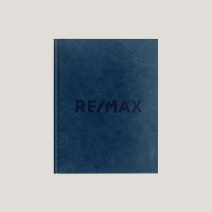 Re/Max Blue Texture- Lay Flat HARDCOVER - CLEARANCE (10 Pack)