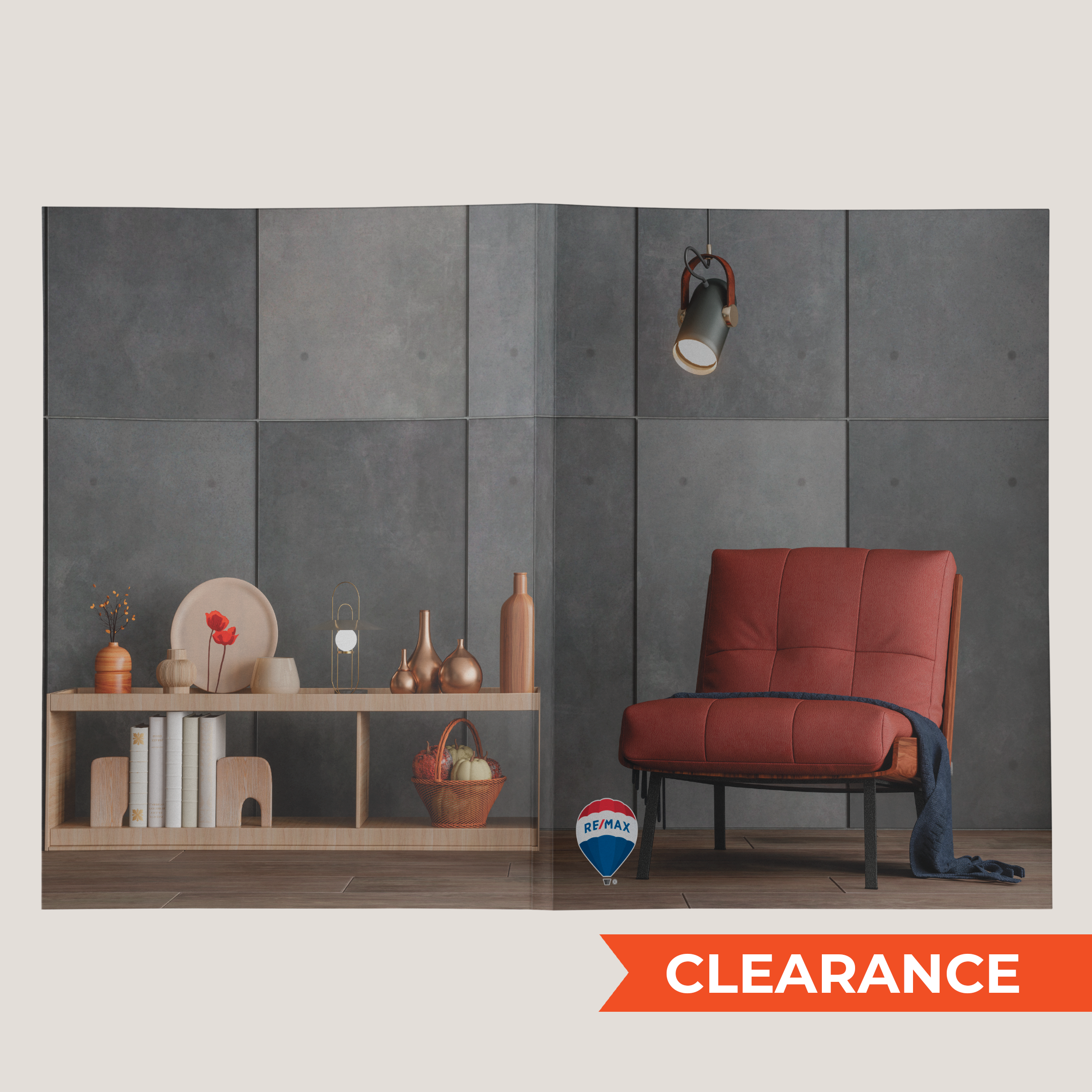 Re/Max Chair - Lay Flat POCKET FOLDER - CLEARANCE (40 Pack)