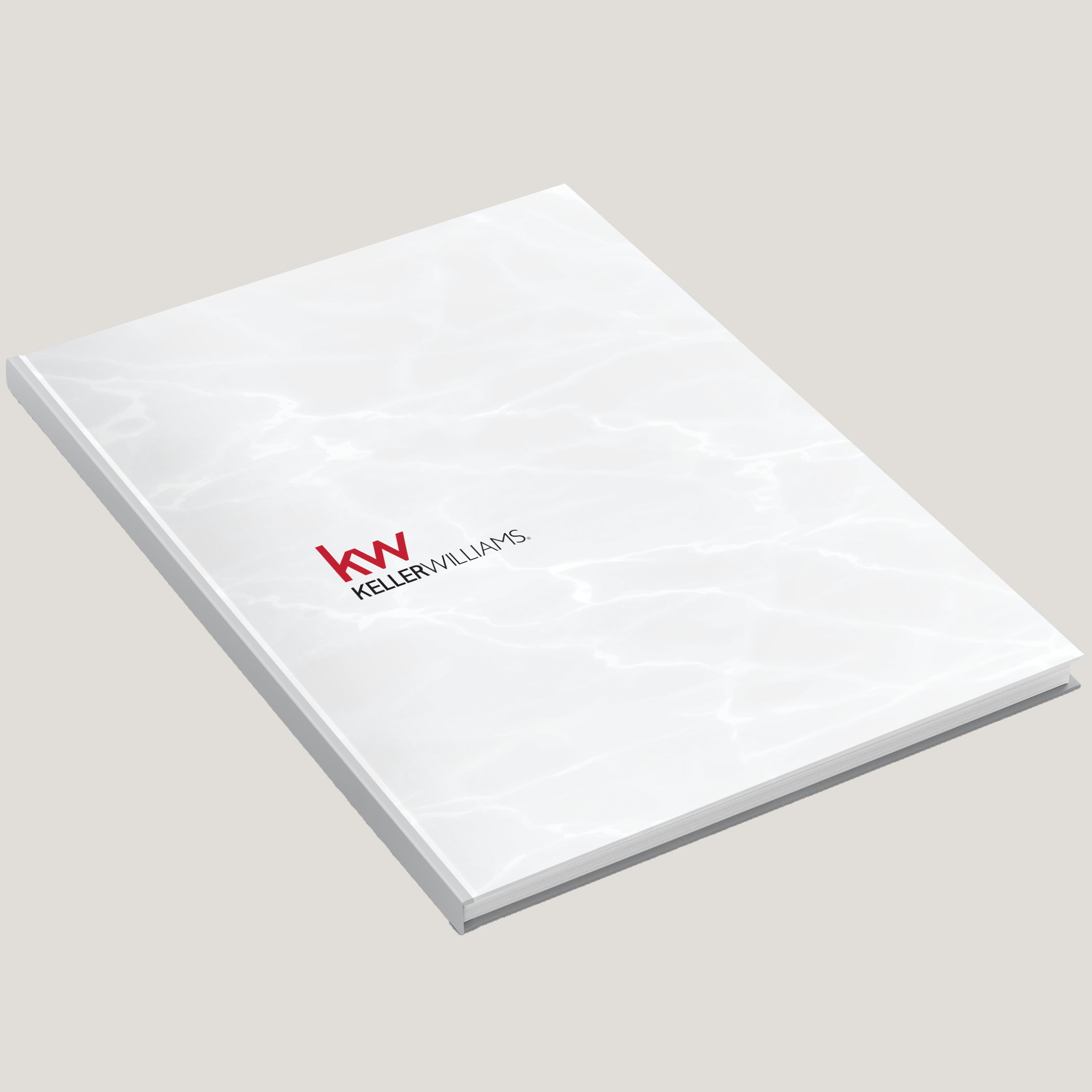 KW White Marble - (10 Pack) Lay Flat HARDCOVER - CLEARANCE